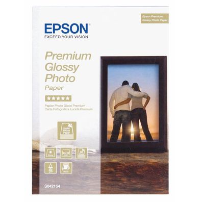 Epson C13S042154 Premium Glossy Photo Paper 13x18 cm 30 Blatt 255 g