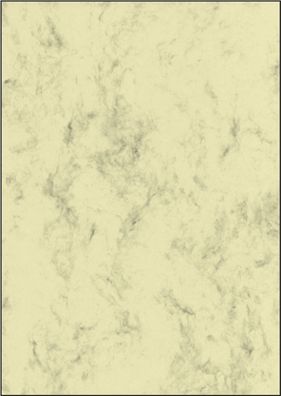 Sigel® DP 372 Marmor-Papier, beige, A4, 90 g/ qm, 100 Blatt