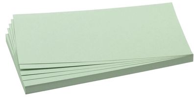 Franken UMZ 1020 19 Moderationskarte, Rechteck, 205 x 95 mm, hellgrün, 500 Stück