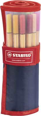 Stabilo® 8825-021 Fineliner point 88® - Rollerset, mit 25 Stiften
