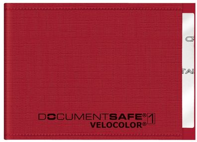 Veloflex 3271321 Kreditkartenhülle Document Safe® rot