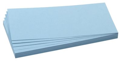 Franken UMZ 1020 18 Moderationskarte, Rechteck, 205 x 95 mm, hellblau, 500 Stück(S-T)