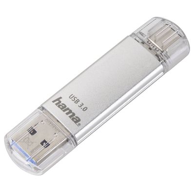 hama 00181075 hama USB-Stick C-Laeta silber 256 GB