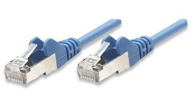 Intellinet 330657 Intellinet Patchkabel RJ45 SF/UTP Cat5e 5m Hebelschutz blau