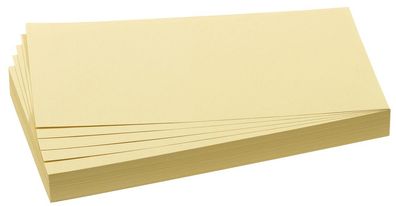 Franken UMZ 1020 04 Moderationskarte Rechteck 205 x 95 mm gelb 500 Stück(S)