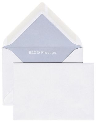 Elco 79307.12 Briefumschlag Prestige C7 25 Stück hochweiß gummiert