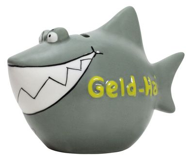KCG 101269 Spardose Hai "Geld-Hai" - Keramik, klein