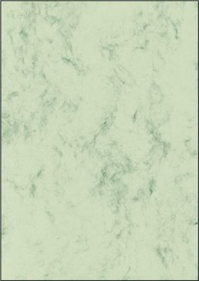 Sigel® DP 263 Marmor-Papier, pastellgrün, A4, 90 g/ qm, 100 Blatt