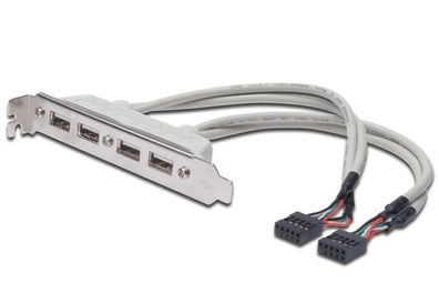 Digitus AK-300304-002-E Digitus USB-Slotblechkabel