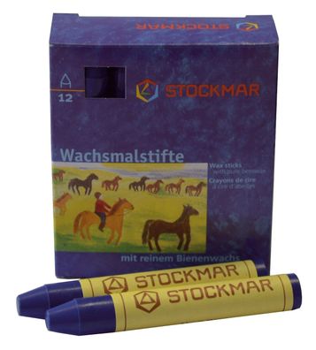 Stockmar 330-09 Wachsmalstifte - blau - 12 Stifte