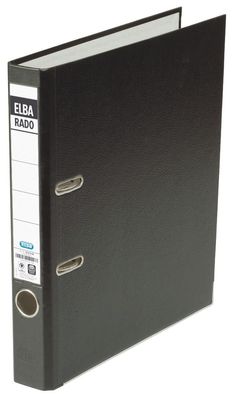 Elba 100022610 Ordner rado brillant - Acrylat/ Papier, A4, 50 mm, schwarz