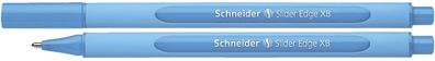 Schneider SN152210 Kugelschreiber Slider Edge - Kappenmodell, XB, hellblau