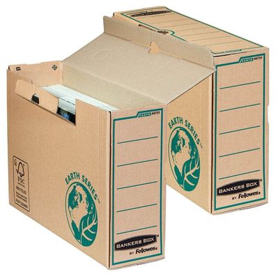 Fellowes 4473102 20 Archivboxen Bankers Box Earth Series A4+
