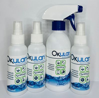 OKulan Set Family Sensitive Cleaner Brillenreiniger