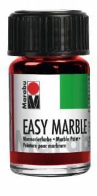 Marabu 1305 39 038 easy marble Rubinrot 15 ml