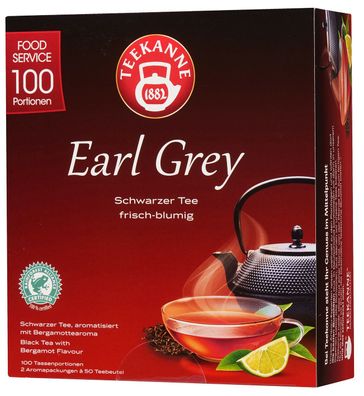 Teekanne 7026 Schwarztee Earl Grey - 100 Beutel à 1,75 g