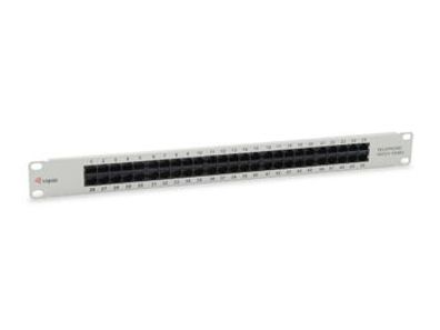 Equip 125297 Equip Patchpanel 50x RJ45 Cat3 19" 1HE ISDN hellgrau