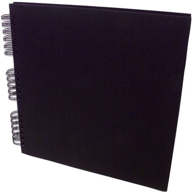 Rössler Papier 1329452707 Fotospiralbuch SOHO - 29 x 29 cm, 60 Seiten, schwarz