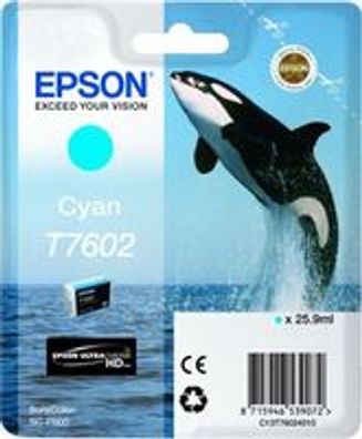Epson C13T76024010 Epson Tintenpatrone cyan T 7602