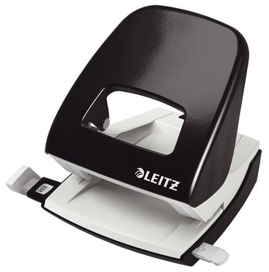 Leitz 5008-00-95 5008 Bürolocher NeXXt, Metall, 30 Blatt, schwarz