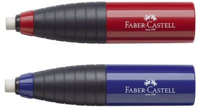 Faber-Castell 184401 Spitzer Radierer-Spitzer-Kombination rot-blau