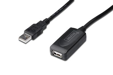 Digitus USB Verl„ngerungskabel, Stecker-Kupplung, 25,0 m