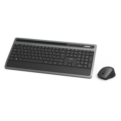hama 00182685 hama KMW-600 Tastatur-Maus-Set kabellos schwarz, anthrazit