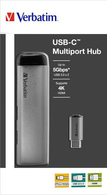 Verbatim 49140 Verbatim USB-C Multiport Hub USB 3.0 HDMI