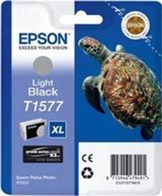Epson C13T15774010 Epson Tintenpatrone light schwarz T 157 T 1577