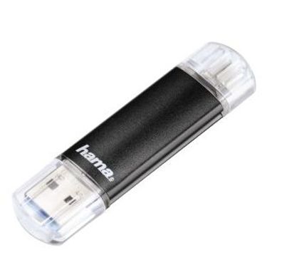 hama USB 3.0 OTG Speicherstick FlashPen "Laeta Twin", 16 GB