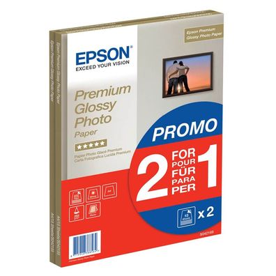 Epson C13S042169 Premium Glossy Photo Paper A 4, 2x 15 Bl., 255 g