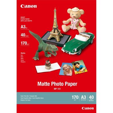 Canon 7981A008 Canon MP 101 A 3, 40 Blatt Fotopapier matt 170 g