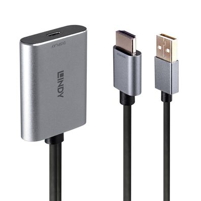 Lindy 43347 Konverter HDMI auf USB Typ C mit USB Power