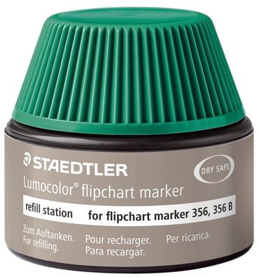 Staedtler® 488 56-5 Tinte für Marker Lumocolor® refill station - 30 ml, grün