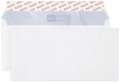 Elco 30782 Briefumschlag premium C5/6 229x114mm hochweiß haftklebend Innendruck 80g