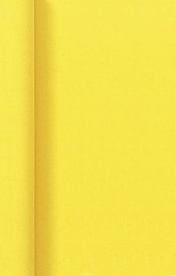 Duni 526319 Tischtuchrolle - uni, 1,25 x 10 m, gelb