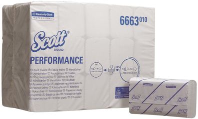 Kleenex® 6663 Performance Handtücher - 1-lagig, weiß, 15 x 212 Tücher