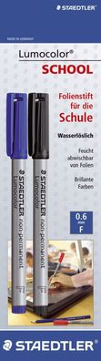 Staedtler® 316 ASBK2D Feinschreiber Lumocolor® Universalstift non-permanent - F, ...