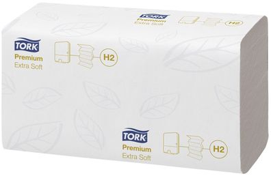 Tork® 100297 Xpress® Multifold Handtücher - 2-lagig Tissue plus, 21 x 34 cm, 2.100...