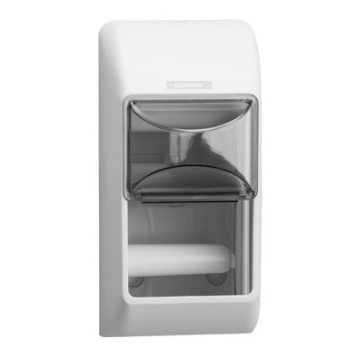 KATRIN® 223080240 Toilettenpapierspender - weiß, für 2 Rollen