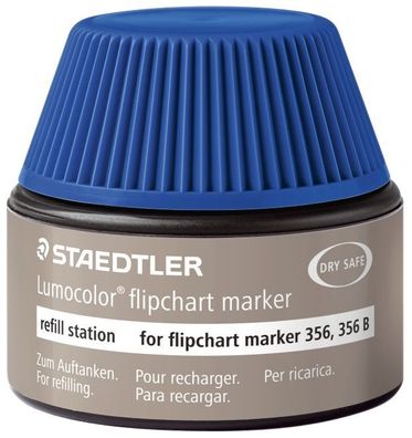 Staedtler® 488 56-3 Tinte für Marker Lumocolor® refill station - 30 ml, blau