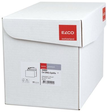 Elco 34882 Briefumschlag Office Box mit Deckel - C4, weiß, haftklebend, ohne Fenst...
