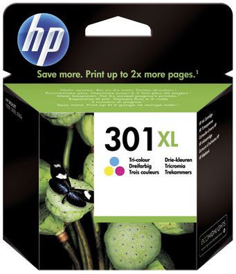 Hewlett Packard CH564EE HP CH 564 EE Tintenpatrone 3-farbig No. 301 XL