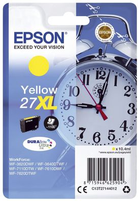 Epson C13T27144012 Epson DURABrite Ultra Ink 27 XL Tintenpatrone yellow T 2714