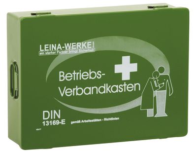 Leina-Werke 20020 Betriebsverbandkasten Groß - ohne Wandhalterung - Stahlblechkasten
