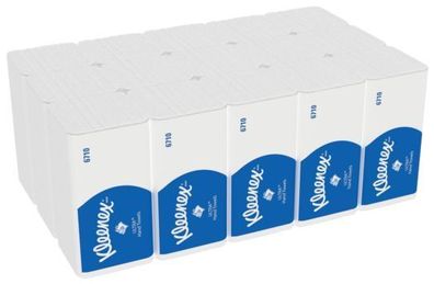 Kleenex® 6710 Falthandtuch - 3-lagig, weiß, 21,5 x 31,5 cm, 1.440 Blatt