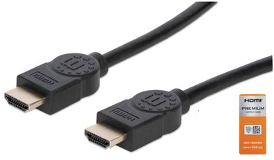 Manhattan 355353 Manhattan Premium HDMI-Kabel Ethernet-Kanal 4K@60HZ 3m