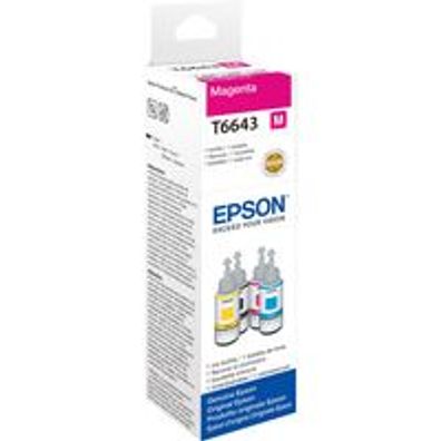 EPSON Tinte T6643 f?r EcoTank, bottle ink, magenta