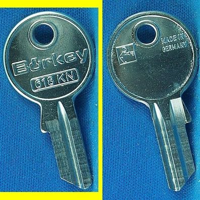Schlüsselrohling Börkey 618 KN für JuNie, Presto, VS / Schaftlänge: 15 mm