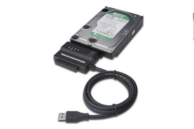 Digitus USB 3.0 - SATA und IDE Festplattenadapterkabel